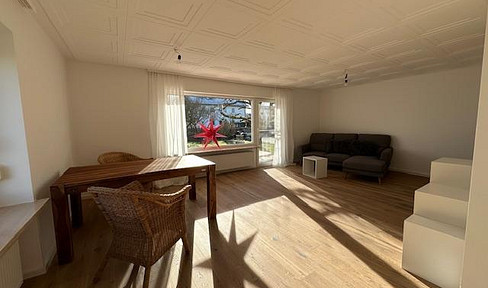 Befristete Vermietung! Helle 3-Zimmer-Erdgeschosswohnung mit Terrasse und Garten in Brunnthal