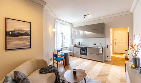 Winsstraße: Premiumlage trifft komplett möbliertes Design-Konzept