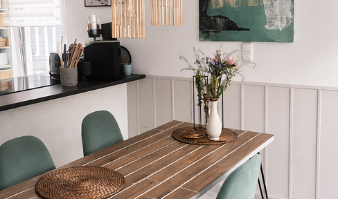 4-Zi. Maisonette (ca. 110 m²) mit Garten, Terrasse & Carport