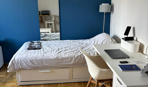 Maxvorstadt - Museumsviertel: Penthouse-Apartment mit Balkon, Lift und Garage