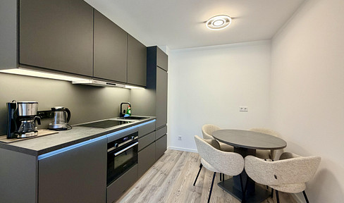 Newly built, furnished 3-room apartment in the center of Garmisch, suitable as a holiday apartment.