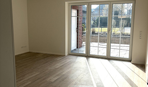 Neubauwohnung vom Eigentümer 3 Zimmer 87,7qm mit Terrasse, Gartenteil + Nutzfläche in Brackel