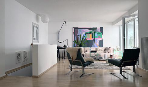 Großzügiges Wohnen auf 2 Ebenen mit 20 qm großem Atrium! Top-Standort: Flingern-Nord / Zoo