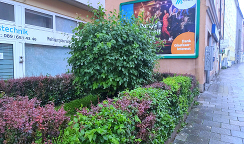 Munich Sendling near Wiesn Commercial space top location-office/practice/shop/gallery-EG ca138 qm-3,40m roomh.