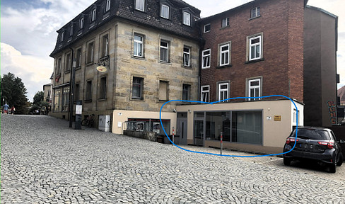 50 m² Büro oder Ladenfläche im Zentrum von Bayreuth (mit Option für +55 m² Erweiterung)