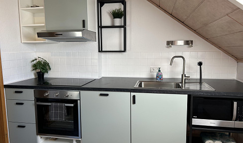 Light-flooded dream apartment on the top floor: furnished and freshly renovated! From Jan