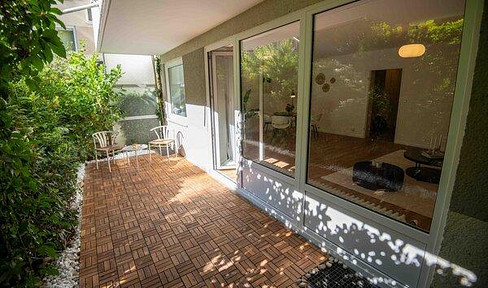 Bezugsfreie, renovierte 2/3 Zi. Terrassen-Eigentumswohnung mit TG-Stellplatz in Lokstedt