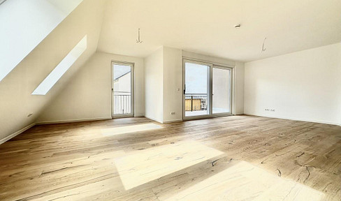 Eleganz und Weitblick – Dachgeschosswohnung mit zwei Loggien und luxuriösem Design