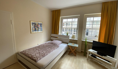 Chic single apartment (furnished) near the urban quarter "le flair"