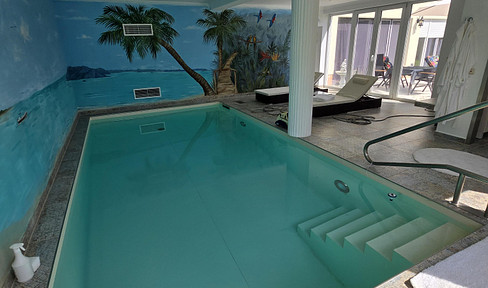 Dreifamilienhaus Bj 2020, Angebot EG Wohnung mit Indoorpool und Garten in Bad Mergentheim