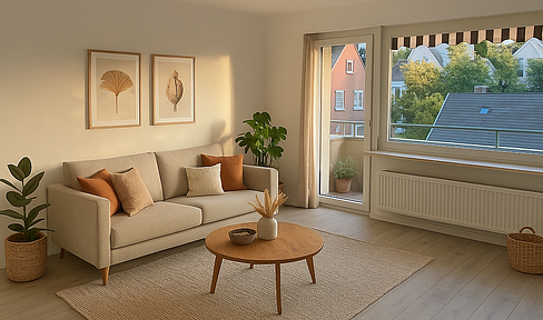 Modern, newly renovated apartment with balcony - ready for immediate occupancy!