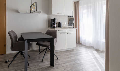 Cozy, fully furnished 1-room apartment in a quiet location with parking space