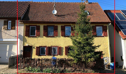 Terraced corner house for craftsmen directly in 72348 Rosenfeld - End terraced house with lots of space and charisma!