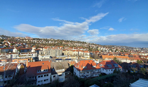 S-West: 3-Zimmer-Wohnung (82m²) in sehr ruhiger Stuttgarter Halbhöhe