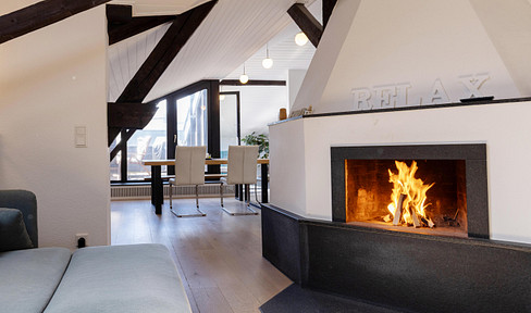Traumwohnung - Innenstadt, Garage, Kamin, Dachterrasse