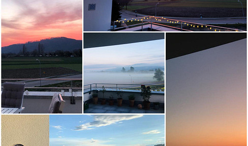 High-quality 4-room apartment with large terrace and fantastic view in Rheinfelden