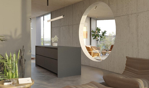 Stunning penthouse apartment above the rooftops of Düsseldorf