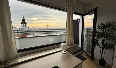 Own realm in the ZENTRUM furnished, renovated with new kitchen