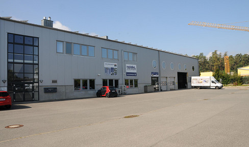 Industrial hall 2819sqm for production or storage heated in Rednitzhembach Height approx. 10m