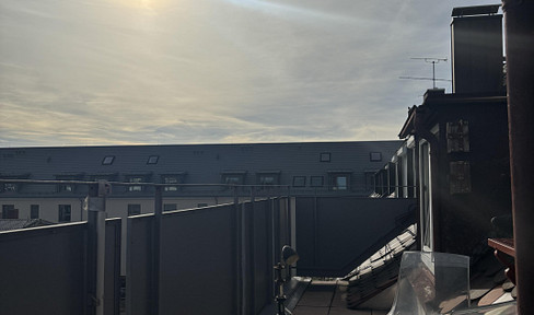 Apartment above the rooftops of Munich