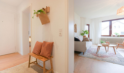 SOFORT FREI: Helle 3-Zimmer Wohnung mit großem Balkon