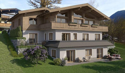 Neubau Wohnung mit Terrasse und Garten in Aurach