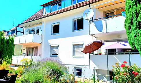 3-room attic apartment with a share of the garden, located in Neckargartach, Heilbronn.