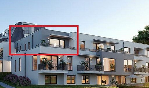Exklusive 2-Zimmer Neubau-Wohnung mit Balkon in Siegburg-Kaldauen