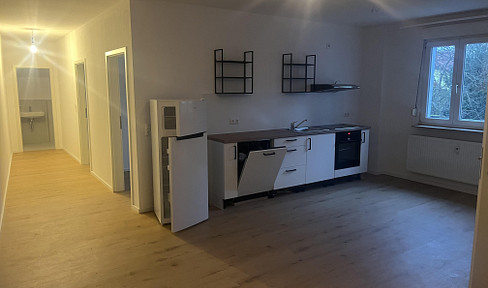 Newly renovated 3-room apartment with eat-in kitchen