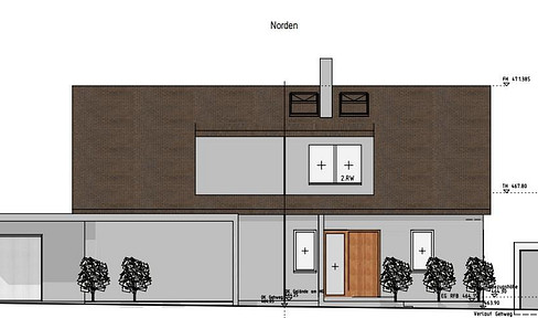 Attractive building plot for a semi-detached house - ideal location, secure neighboring development