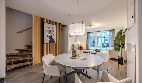 Modern mid-terrace house in Hanau - 5 rooms, two parking spaces & garden