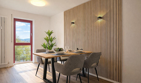 *FREE OF PROVISION* Freshly renovated 3.5-room apartment with underground parking space