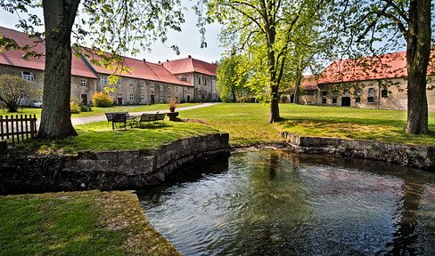 Modern, individual and with a wonderful view of the estate park