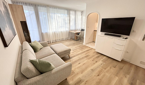 NEW renovated and TOP furnished, 1 room apartment, SW balcony and TG