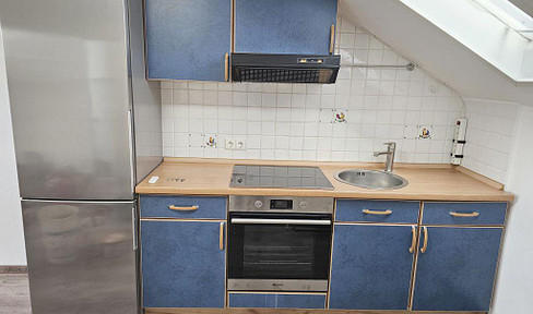 Beautiful, bright and modern 1 room apartment (air conditioner) with EBK in Mainz - Hechtsheim