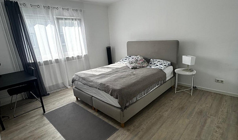 Voll möblierte 2-Zimmer Wohnung mit großer Küche und großem Garten in Mannheim-Käfertal