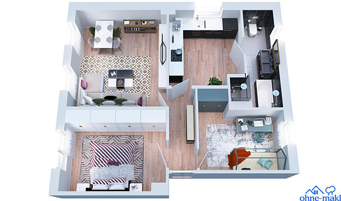 Old building 3-room apartment in Salzelmen 1st floor