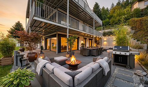 Villa2Tälerblick: Exklusive 5,5-Zi.-Gartenwhg. nahe Freiburg – A+ & Barrierefrei (Bieterverfahren)