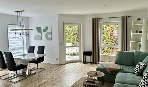 ALZEY - Fully furnished 2-room apartment with balcony & parking space - Quiet location (from 3 months)