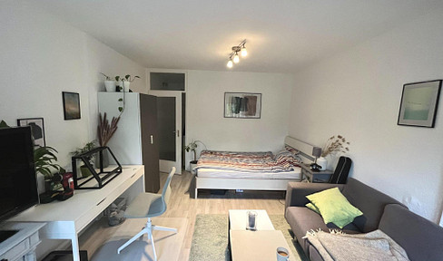 Möblierte 1-Zimmer-Whg mit eigener Terrasse/Garten im Münster-Kreuzviertel!