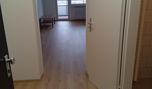 Modern 1-room apartment on the 5th floor with balcony and EBK in Groß-Gerau