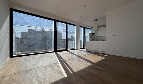 Exclusive attic apartment with 2 terraces – New construction, quiet and centrally located in Alt-Treptow.
