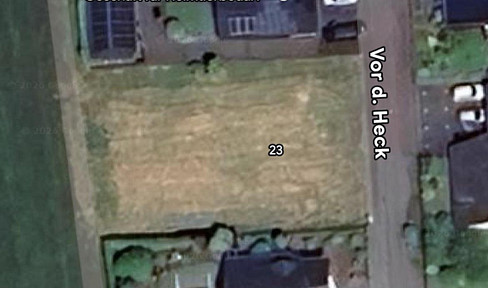 Building plot in a prime location - edge of the village with unobstructed south-facing views