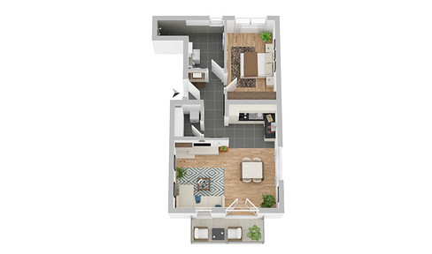 (Almost) first occupancy with EBK / balcony / daylight bathroom / lux. Cellar / parking space