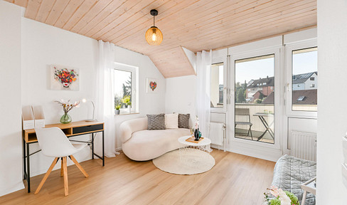 Small happiness big: 1.5-room apartment with 2 balconies - commission-free