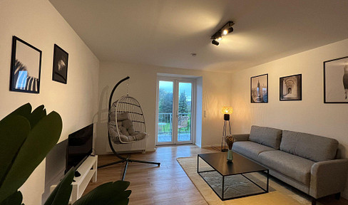 Altbau-Wohnung : 2-Zimmer Wohnung inkl. Balkon | Kernsanierung 2021