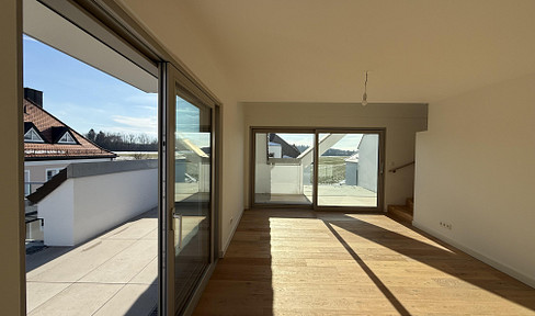 2 1/2 room maisonette with low service charges and 2 roof terraces