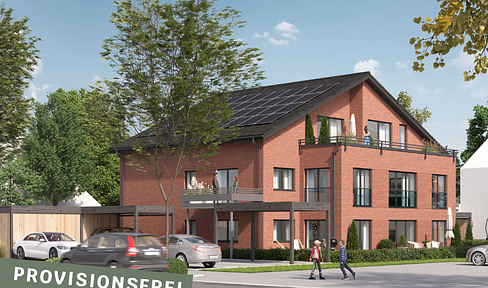 Newly built 3-room apartment with balcony, study in a central location in Coesfeld