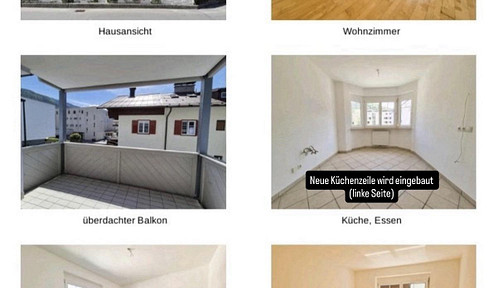 Wörgl, 3-room apartment with underground parking, central, quiet top location