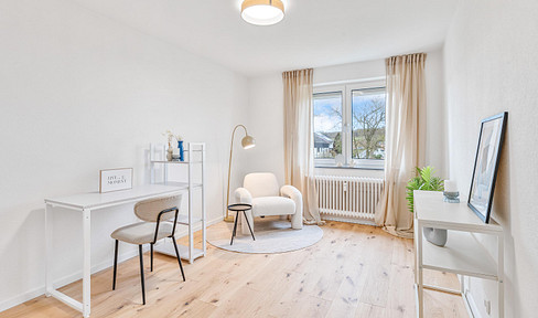 3 rooms newly renovated with balcony